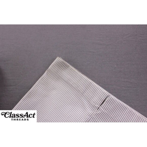 Nike Golf Pants Dri-Fit Slacks Gray White Striped Mens Flat Fronts 33" X 32" - Picture 2 of 14